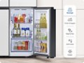 Alt View Zoom 14. Samsung - Bespoke 23 Cu. Ft. 4-Door Flex French Door Counter Depth Refrigerator with Beverage Center (panels sold separately) - Custom Panel Ready.