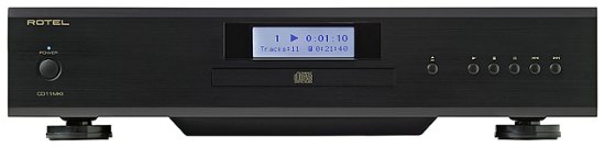 Front. Rotel - CD11 MKII CD Player - Black.