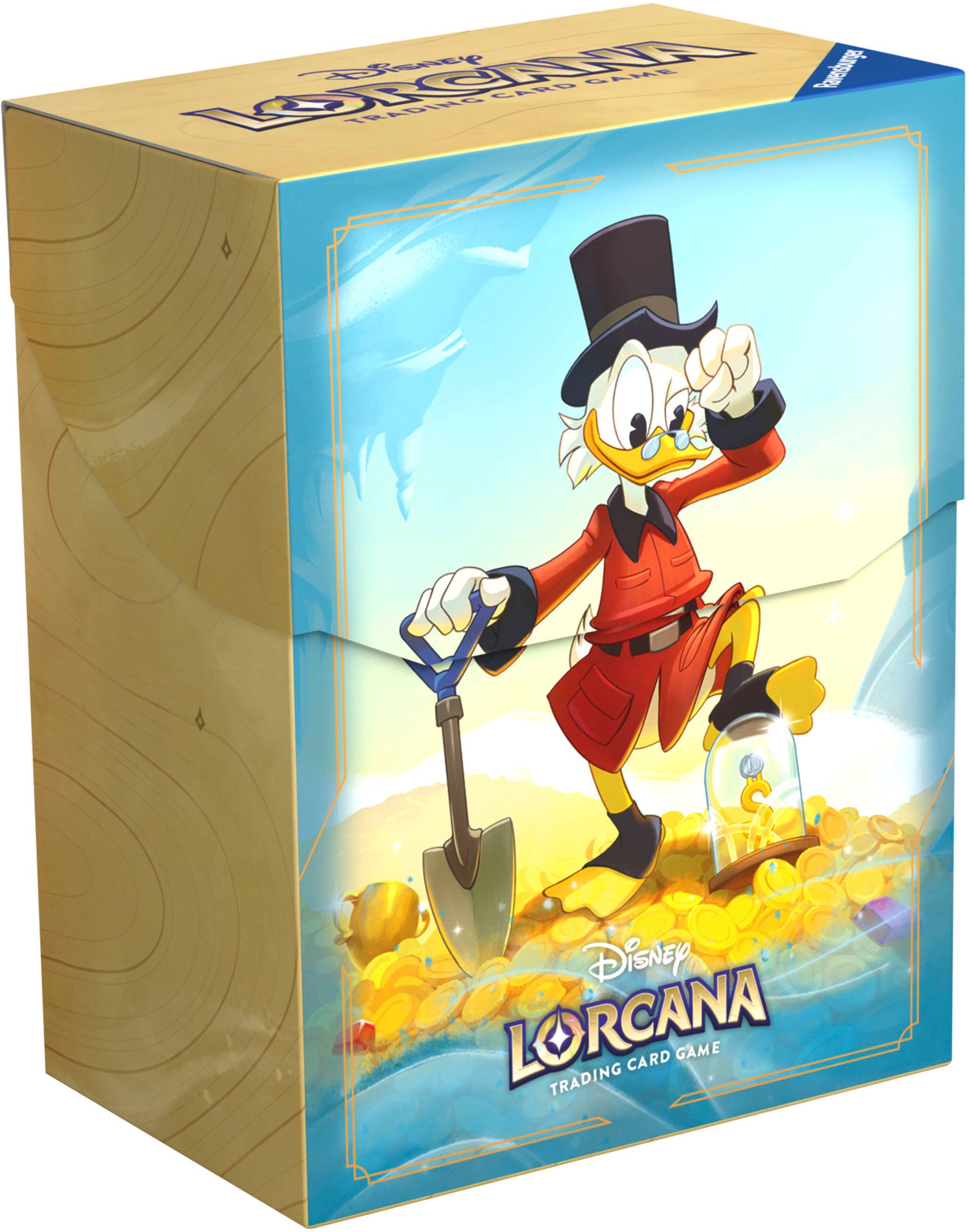 Angle. Lorcana - Disney Lorcana: Into the Inklands - Deck Box (Scrooge McDuck).