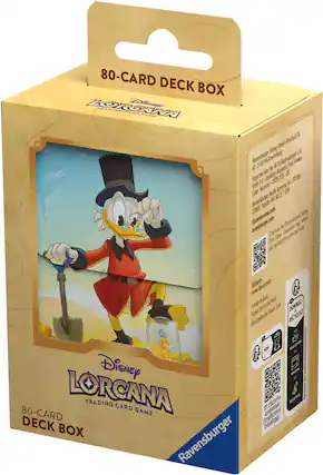 Front. Lorcana - Disney Lorcana: Into the Inklands - Deck Box (Scrooge McDuck).