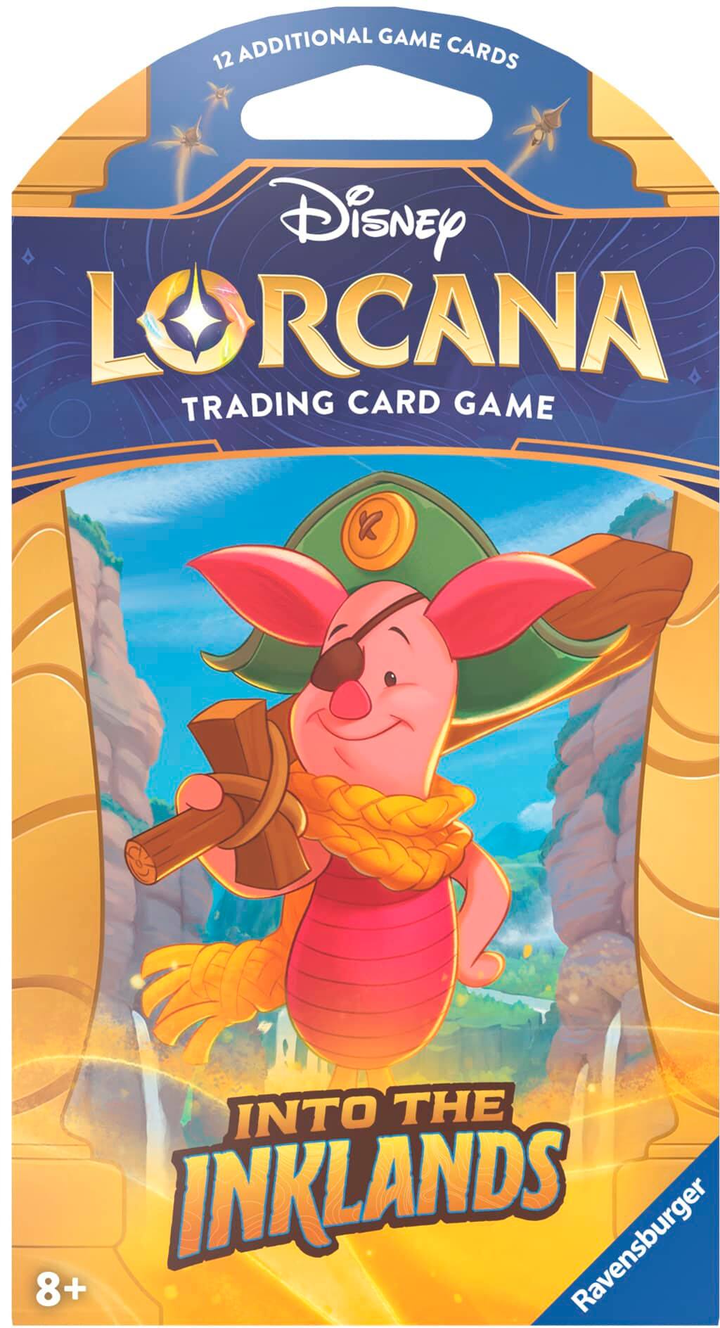 Angle. Lorcana - Disney Lorcana: Into the Inklands - Sleeved Booster - Styles May Vary.