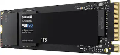Samsung 990 EVO SSD 1TB Internal SSD PCIe Gen 4x4 Gen 5x2 2280, Speeds Up to 5,000MB/s