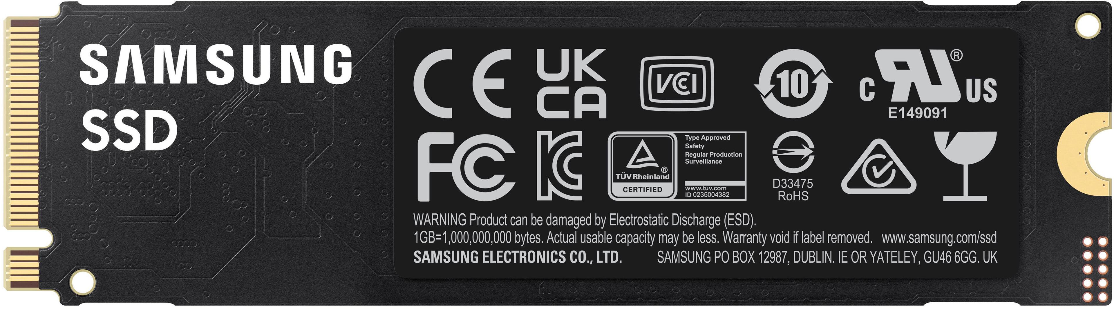 Alt View 11. Samsung - 990 EVO SSD 2TB Internal SSD PCIe Gen 4x4 | Gen 5x2 M.2 2280, Speeds Up to 5,000MB/s - Black.