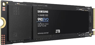 Samsung 990 EVO SSD 2TB Internal SSD PCIe Gen 4x4 | Gen 5x2 M.2 Samsung 990 EVO SSD 2TB Internal SSD PCIe Gen 4x4 | Gen 5x2 M.2