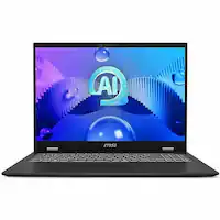 MSI - Prestige 16 AI Evo B1MG 16" Laptop - Intel Core Ultra 7 with 32GB Memory - 2 TB SSD - Stellar Gray, Gray - Front_Zoom