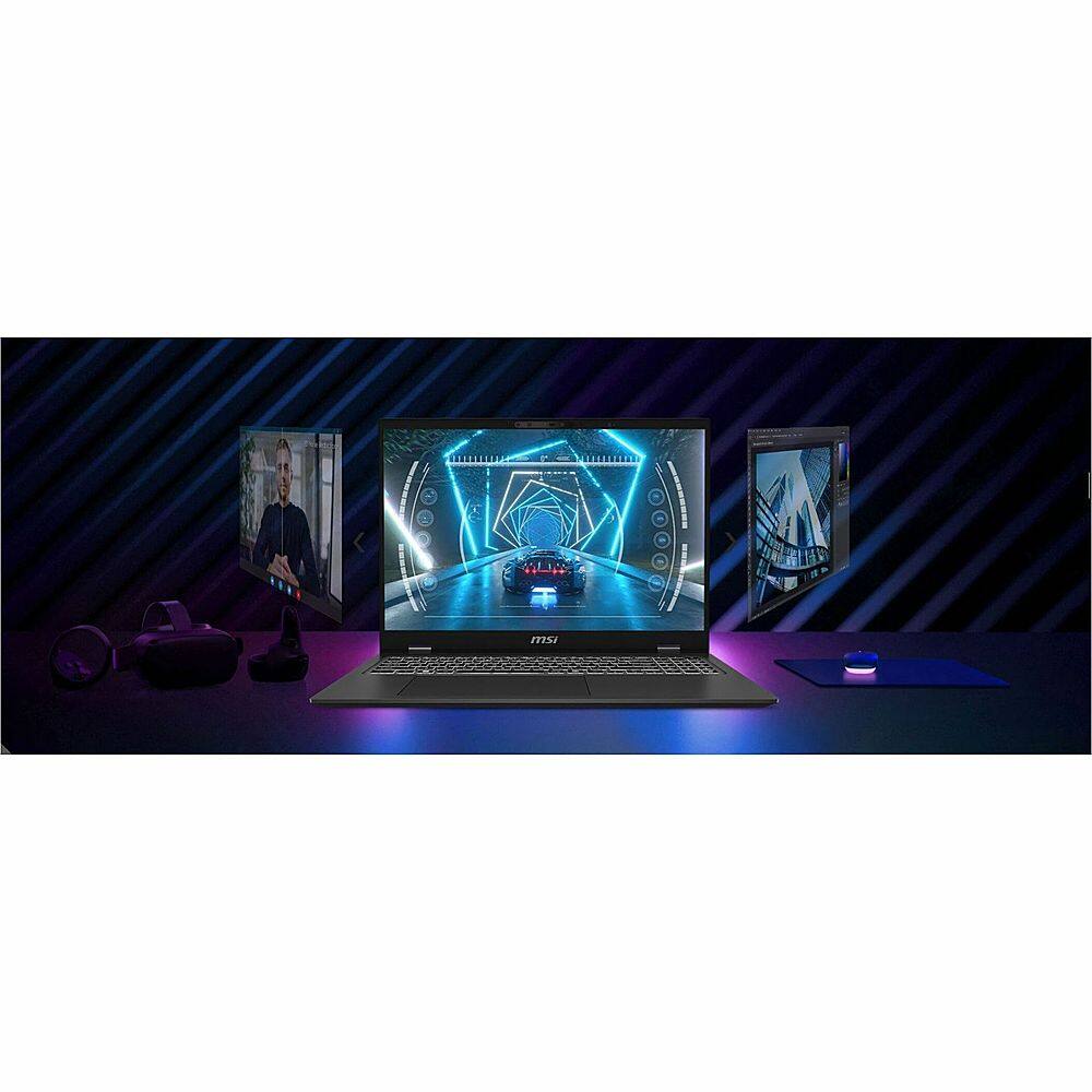 Alt View 27. MSI - Prestige 16 AI Evo B1MG 16" Laptop - Intel Core Ultra 7 with 32GB Memory - 2 TB SSD - Stellar Gray, Gray.