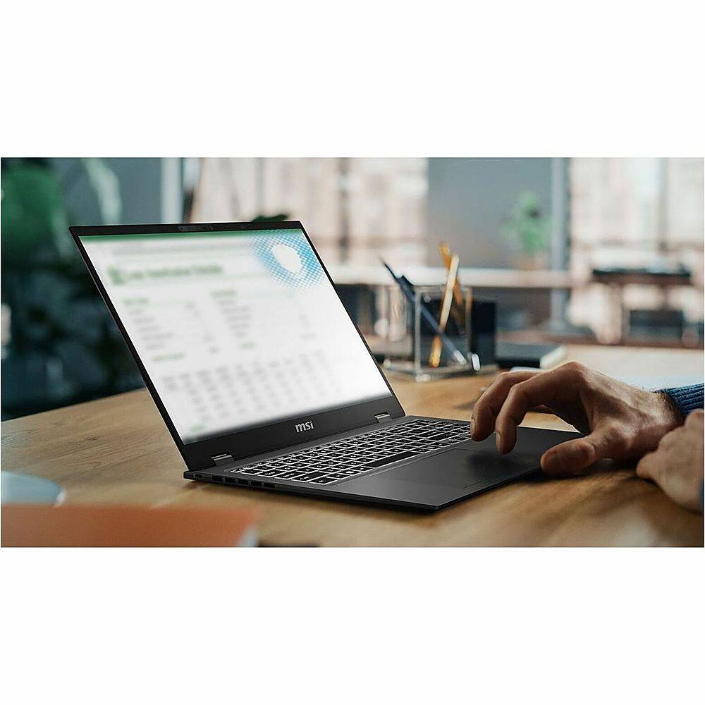 Alt View 40. MSI - Prestige 16 AI Evo B1MG 16" Laptop - Intel Core Ultra 7 with 32GB Memory - 2 TB SSD - Stellar Gray, Gray.