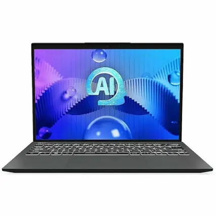 Front. MSI - Prestige 13 AI EVO A1MG 13.3" Laptop - Intel Core Ultra 7 with 16GB Memory - 1 TB SSD - Stellar Gray, Gray.