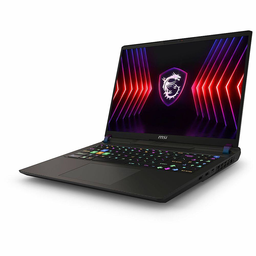 Alt View 17. MSI - Vector 16 HX A14V 16" 240 Hz Gaming Laptop 2560 x 1600 (QHD+) - Intel 14th Gen Core i9 i9-14900HX with 32GB Memory - Cosmo Gray, Gray.