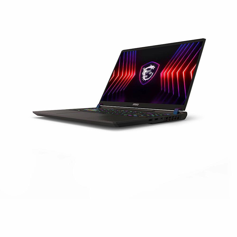 Alt View 27. MSI - Vector 16 HX A14V 16" 240 Hz Gaming Laptop 2560 x 1600 (QHD+) - Intel 14th Gen Core i9 i9-14900HX with 32GB Memory - Cosmo Gray, Gray.