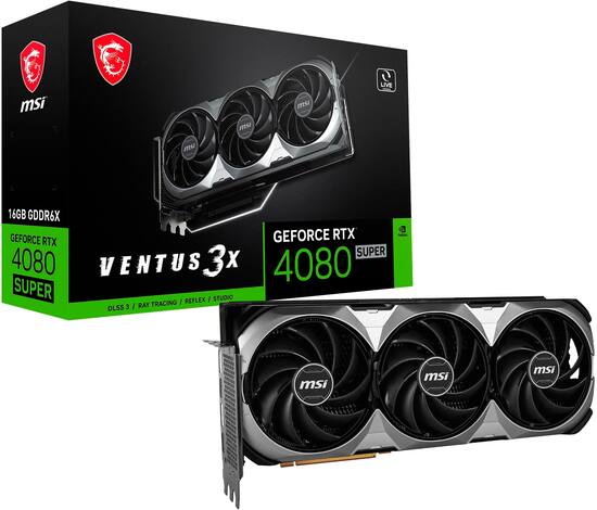 MSI NVIDIA GeForce RTX 4080 SUPER 16GB VENTUS 3X OC