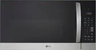 Front. LG - 1.7 Cu. Ft. Over-The-Range Microwave with Sensor Cook and EasyClean - PrintProof Stainless Steel.