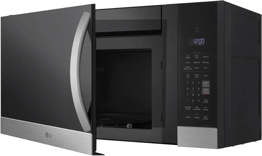Alt View 15. LG - 1.7 Cu. Ft. Over-The-Range Microwave with Sensor Cook and EasyClean - PrintProof Stainless Steel.