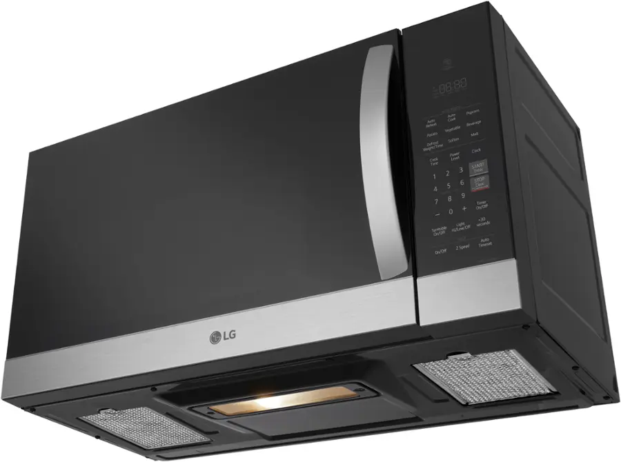 Alt View 17. LG - 1.7 Cu. Ft. Over-The-Range Microwave with Sensor Cook and EasyClean - PrintProof Stainless Steel.