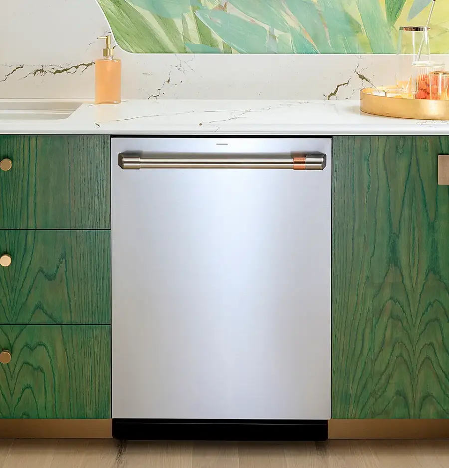 Alt View 14. Café - Top Control Built-In Stainless Steel Tub Dishwasher with 3rd Rack, CustomFit Top Rack and 42 dBA - Stainless Steel.