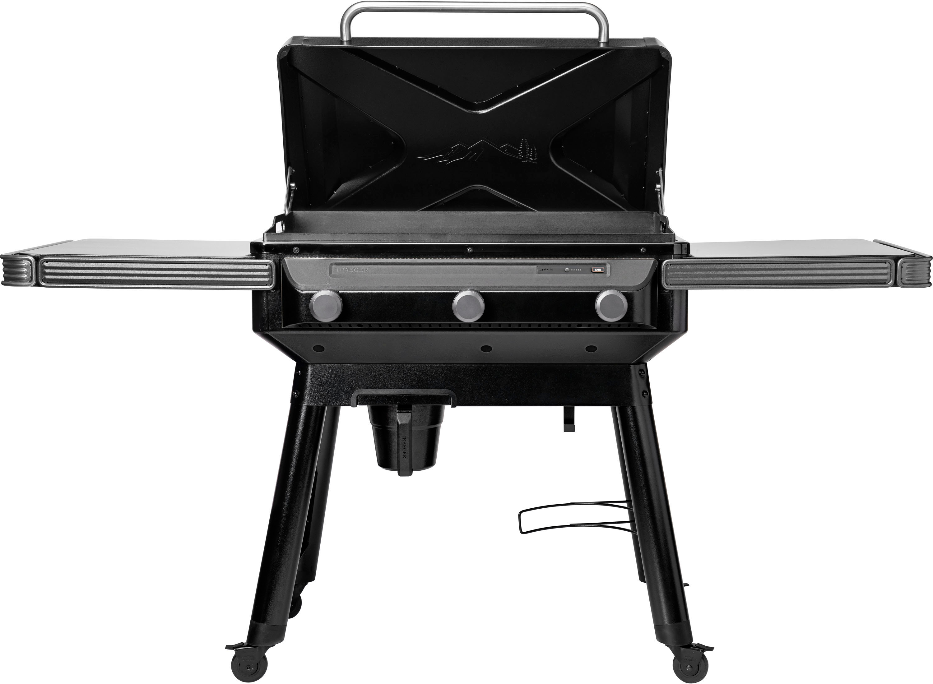 Left View: Lynx - SmartGrill Gas Grill - Stainless Steel