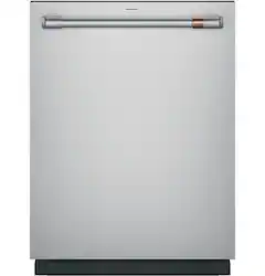 Café - 24" Top Control Smart Built-In Tub Dishwasher with 3rd Rack, UltraWash and 44 dBA - Stainless Steel - Front_Zoom