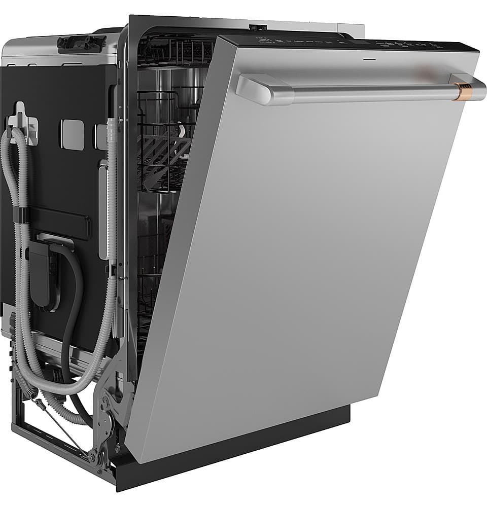 Alt View 33. Café - Top Control Smart Built-In Stainless Steel Tub Dishwasher with 3rd Rack, UltraWash and 44 dBA - Stainless Steel.