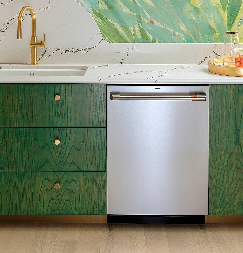 Alt View 35. Café - Top Control Smart Built-In Stainless Steel Tub Dishwasher with 3rd Rack, UltraWash and 44 dBA - Stainless Steel.