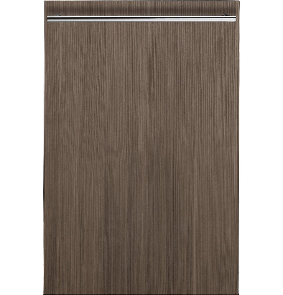 Front. GE - 18" Compact Top Control Built-In Stainless Steel Tub Dishwasher with Piranha Hard Food Disposer and 47 dBA - Custom Panel Ready.