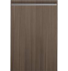 Front. GE - 18" Compact Top Control Built-In Stainless Steel Tub Dishwasher with Piranha Hard Food Disposer and 47 dBA - Custom Panel Ready.