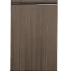 GE - 18" Compact Top Control Built-In Stainless Steel Tub Dishwasher with 3-Level Wash and 47 dBA - Custom Panel Ready - Front_Zoom