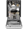 Alt View Zoom 1. GE - 18" Compact Top Control Built-In Stainless Steel Tub Dishwasher with Piranha Hard Food Disposer and 47 dBA - Custom Panel and Handle Ready.