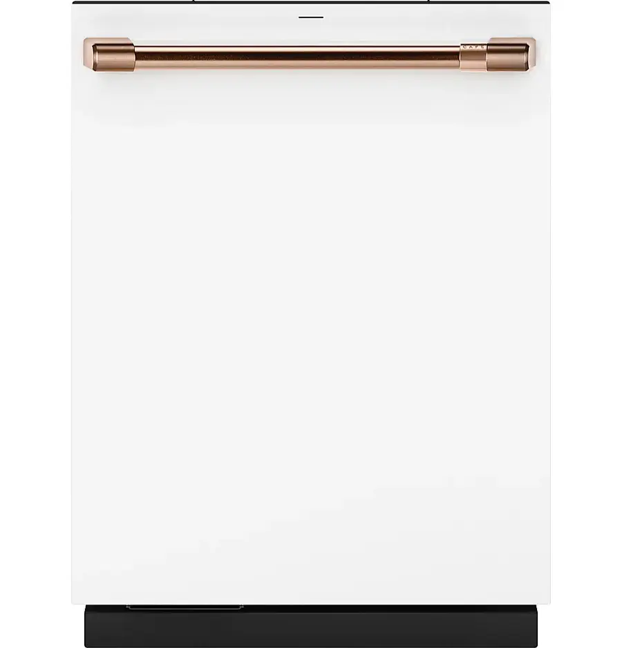 Alt View 36. Café - Top Control Smart Built-In Stainless Steel Tub Dishwasher with 3rd Rack, LED Lighting and 39 dBA - Matte White.