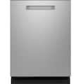 GE Profile - 24" Top Control Smart Built-In Stainless Steel Tub Dishwasher with 3rd Rack, Microban Protection and 42 dBA - Stainless Steel