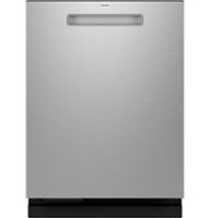 GE Profile - Top Control Smart Built-In Stainless Steel Tub Dishwasher with 3rd Rack, UltraFresh System and 42 dBA - Stainless Steel - Front_Zoom