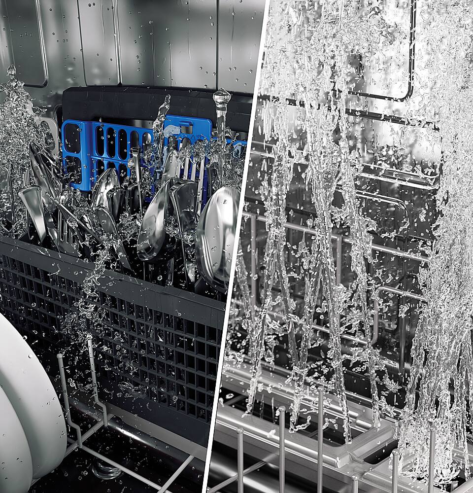 Alt View 15. GE Profile - Top Control Smart Built-In Stainless Steel Tub Dishwasher with 3rd Rack, UltraFresh System and 42 dBA - Stainless Steel.