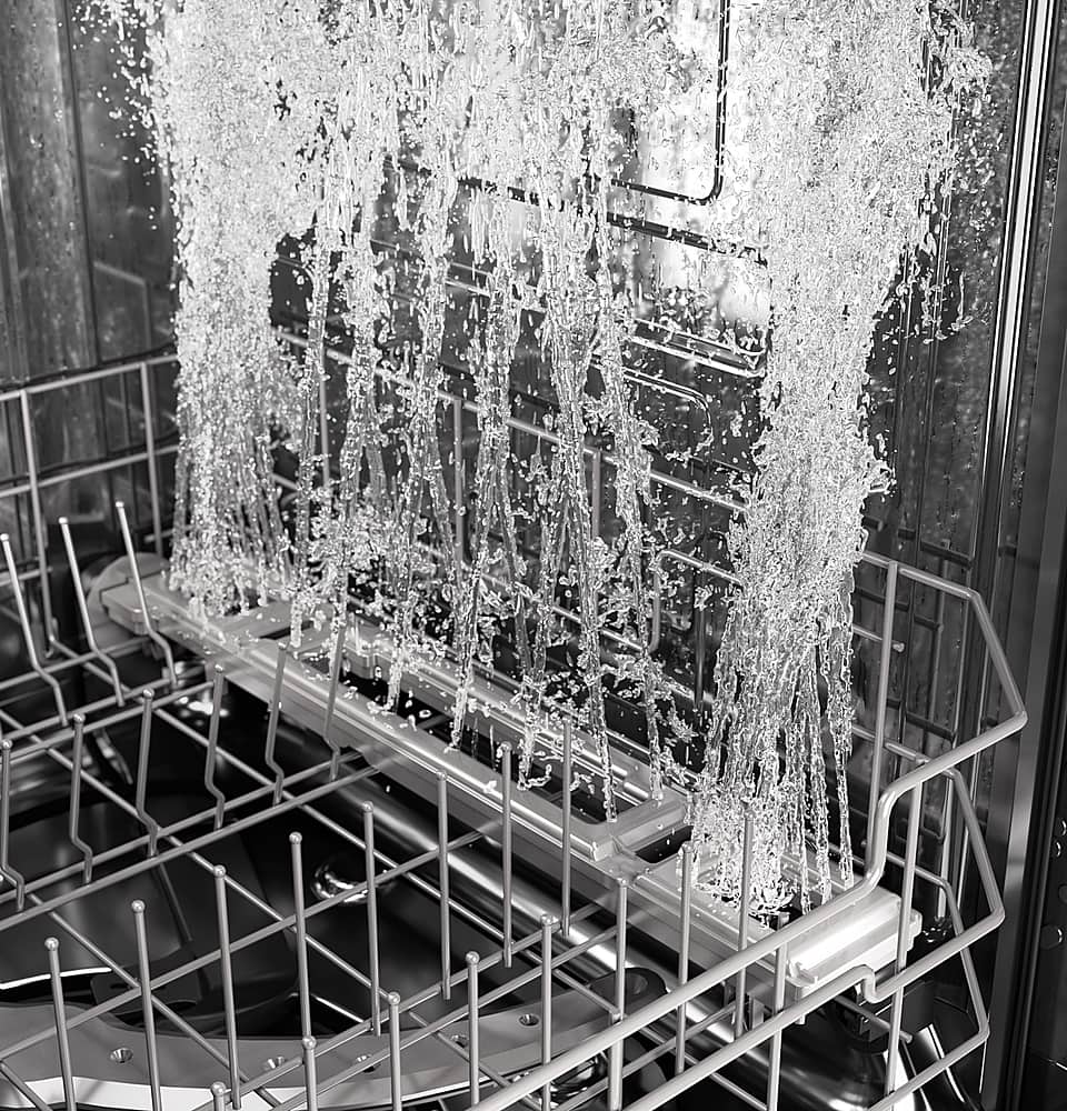 Alt View 16. GE Profile - Top Control Smart Built-In Stainless Steel Tub Dishwasher with 3rd Rack, UltraFresh System and 42 dBA - Stainless Steel.