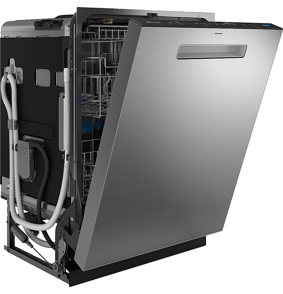 Alt View 25. GE Profile - Top Control Smart Built-In Stainless Steel Tub Dishwasher with 3rd Rack, UltraFresh System and 42 dBA - Stainless Steel.