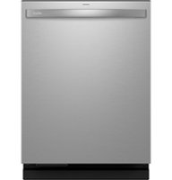 GE Profile - Top Control Smart Built-In Stainless Steel Tub Dishwasher with 3rd Rack, Dedicated Jet Targeted Wash and 39 dBA - Stainless Steel - Front_Zoom