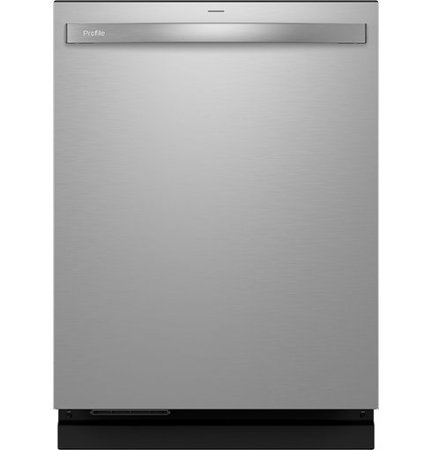 GE Profile - Top Control Smart Built-In Stainless Steel Tub Dishwasher with 3rd Rack, Dedicated Jet Targeted Wash and 39 dBA - Stainless Steel