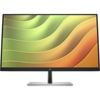 HP - 23.8" IPS LCD FHD 75Hz Monitor (USB, HDMI) - Black Silver, Silver - Front_Zoom