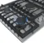 Alt View 11. Bosch - 500 Series 30" Built-In Gas Cooktop with 5 burners - Stainless Steel.