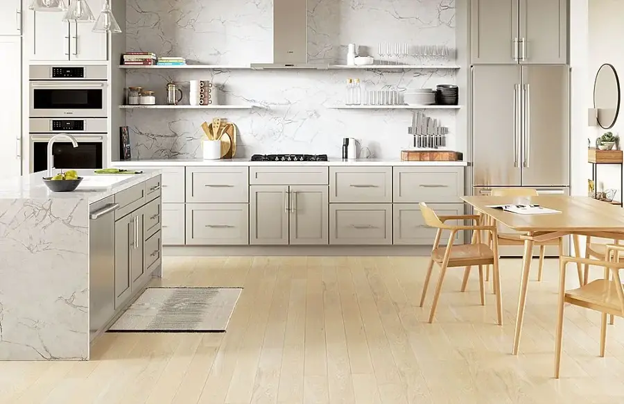 Alt View 17. Bosch - Benchmark Series 30" Built-In Gas Cooktop with 5 burners with FlameSelect - Stainless Steel.