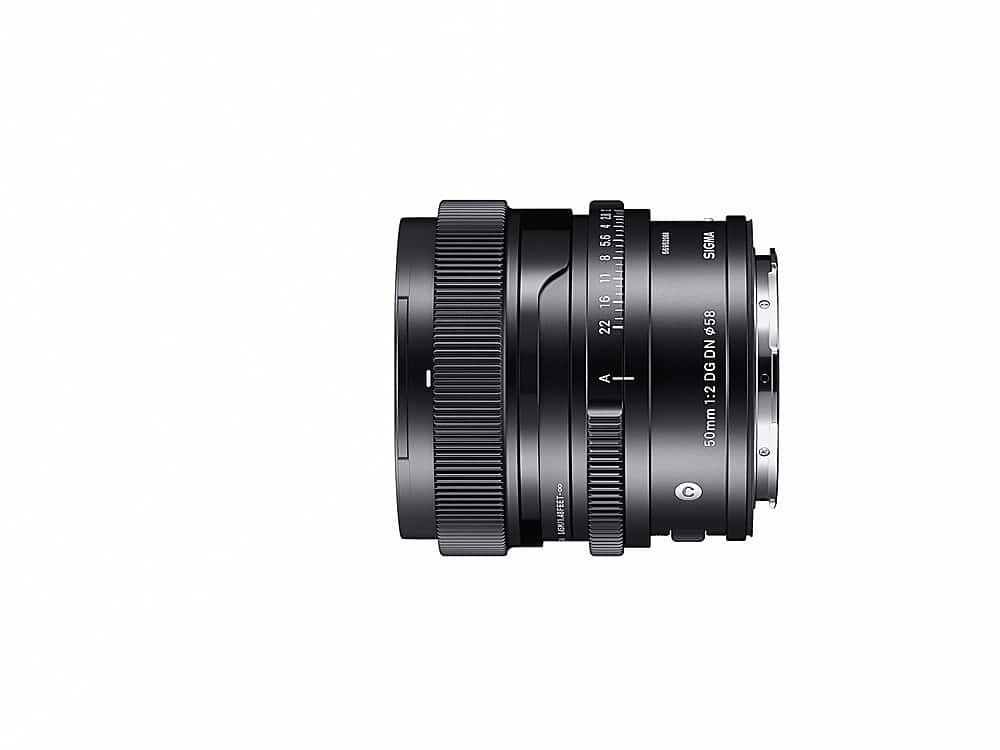 Sigma - 50mm f/2 DG DN Contemporary Standard Lens for L-Mount Cameras - Black - Front_Zoom