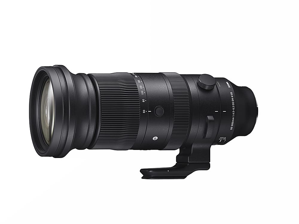 Front. Sigma - 60-600mm F4.5-6.3 DG DN OS Sports High Power Ultra Telephoto Zoom Lens for Sony-E Cameras.