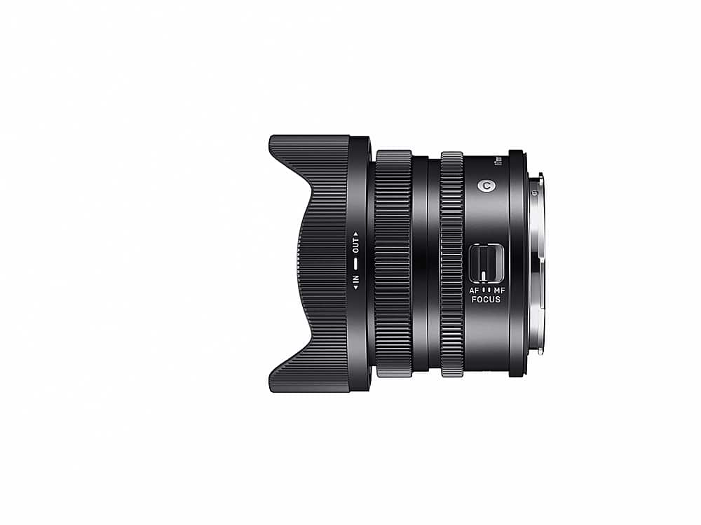 Left View: Sigma 17mm f/4 DG DN Contemporary Ultra Wide Lens for L-Mount Cameras