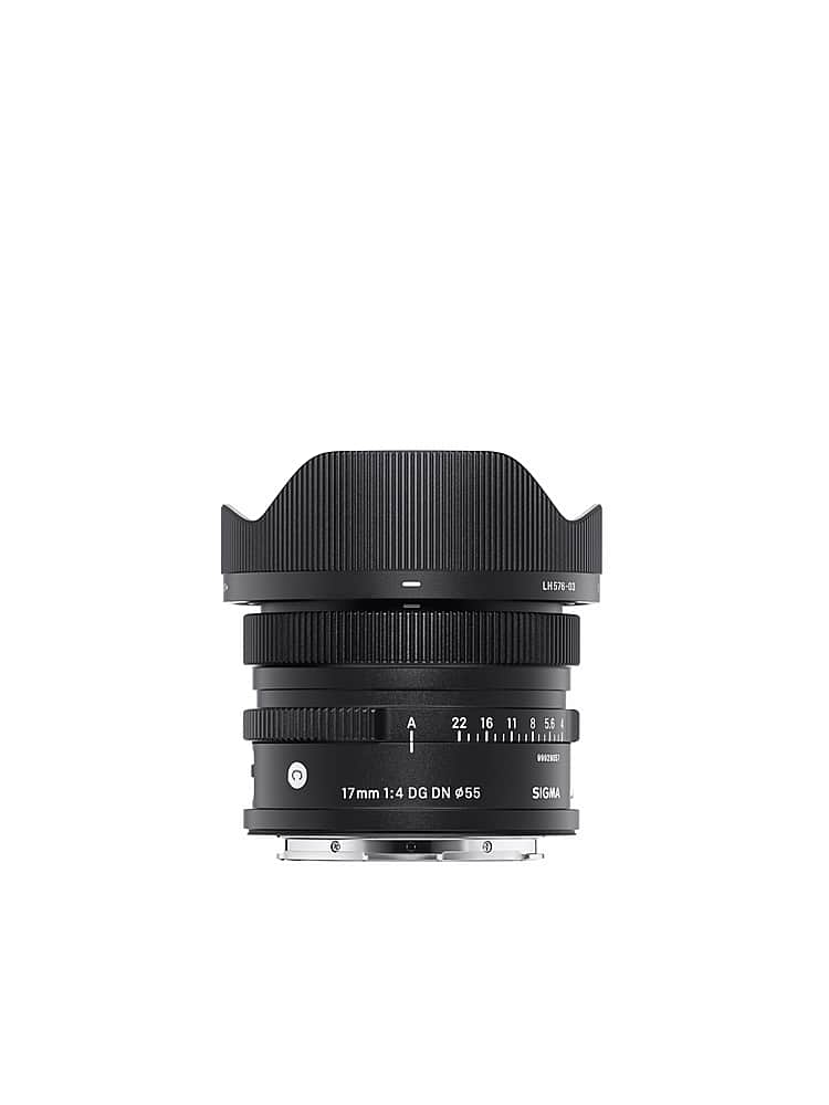 Left View: Sigma 17mm f/4 DG DN Contemporary Ultra Wide Lens for Sony-E Cameras