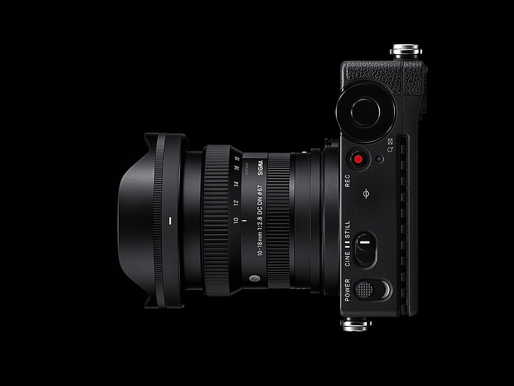 Left. Sigma - Sigma 10-18MM f/2.8 DC DN Contemporary Ultra Wide Angle Zoom Lens for X-Mount Cameras - Black.