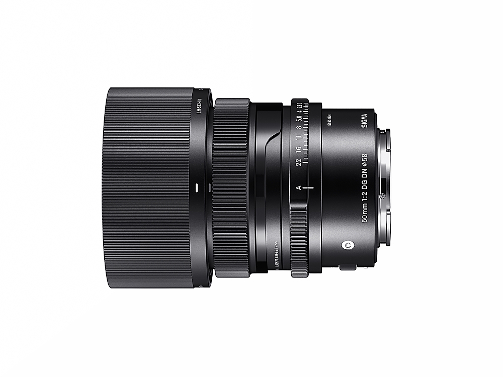 Angle View: Sigma 50mm f/2 DG DN Contemporary Standard Lens for Sony- E Cameras