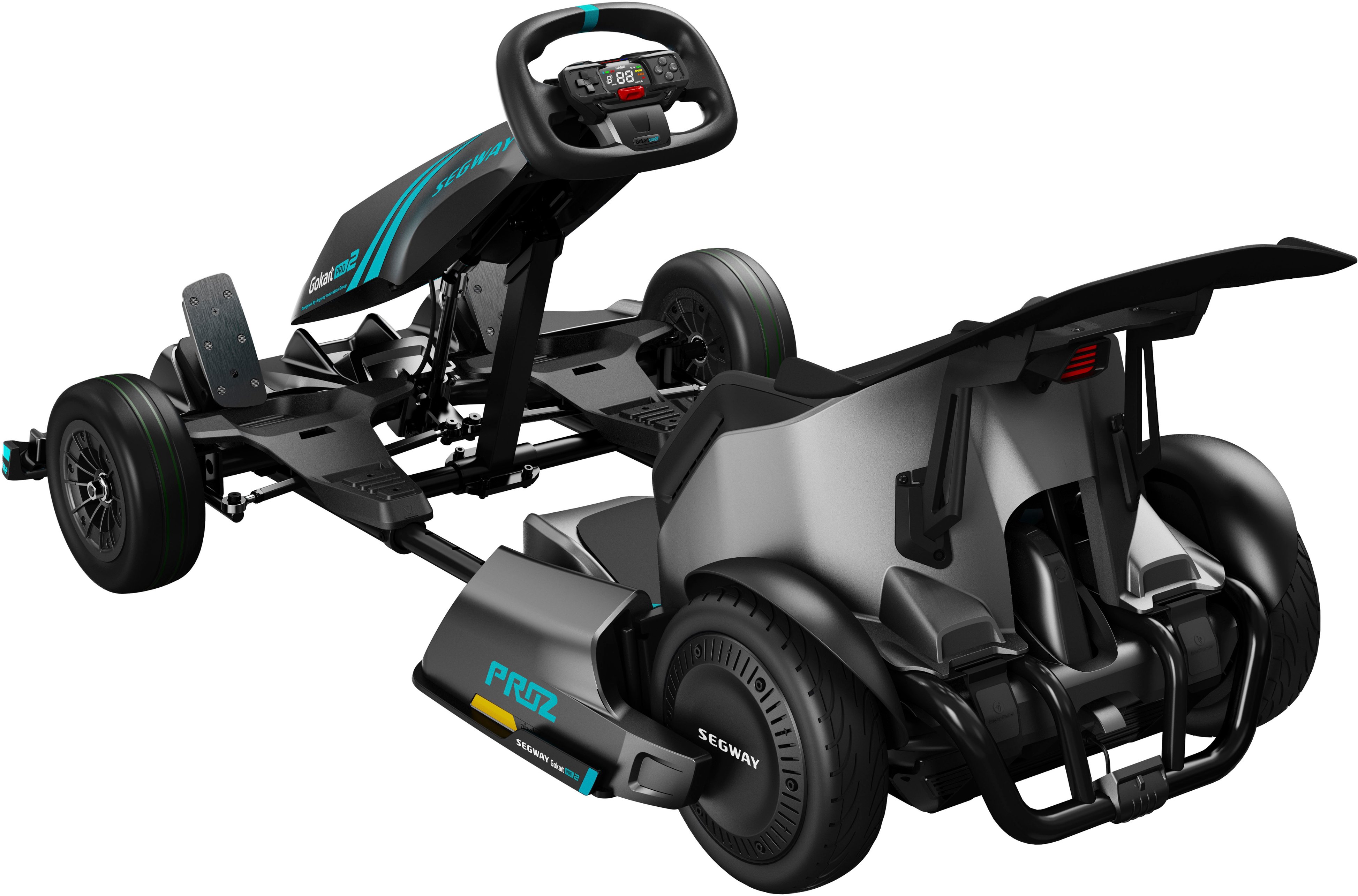 Segway Go Kart Pro 2 w/15.5 mi Max Operating Range & 26.7 mph Max Speed  Gray AA.04.04.01.0002 - Best Buy