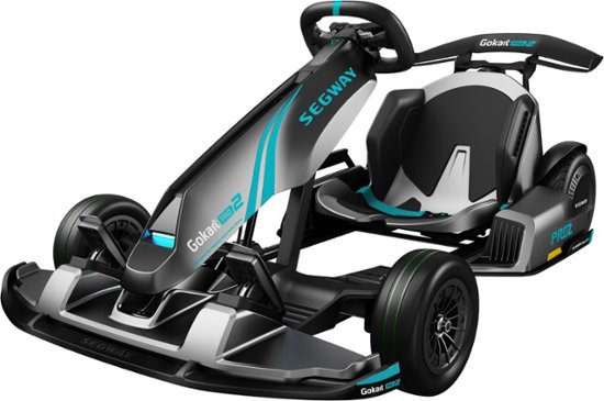 Front. Segway - Go Kart Pro 2 w/15.5 mi Max Operating Range & 26.7 mph Max Speed - Gray.