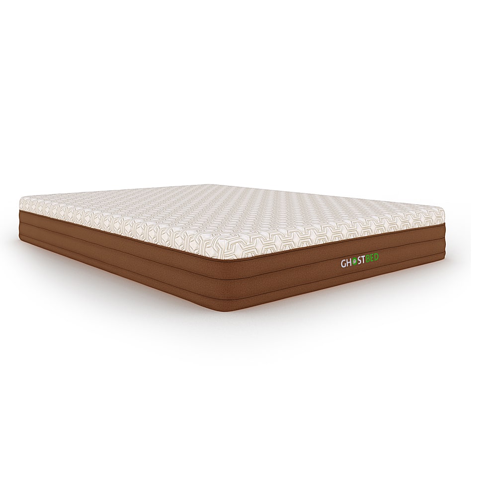 GhostBed Copper 12in Innerspring & Memory Foam Hybrid Mattress White ...