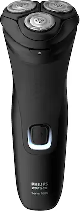 Angle. Philips Norelco - Philips Norelco Shaver 1100 - Deep Black.