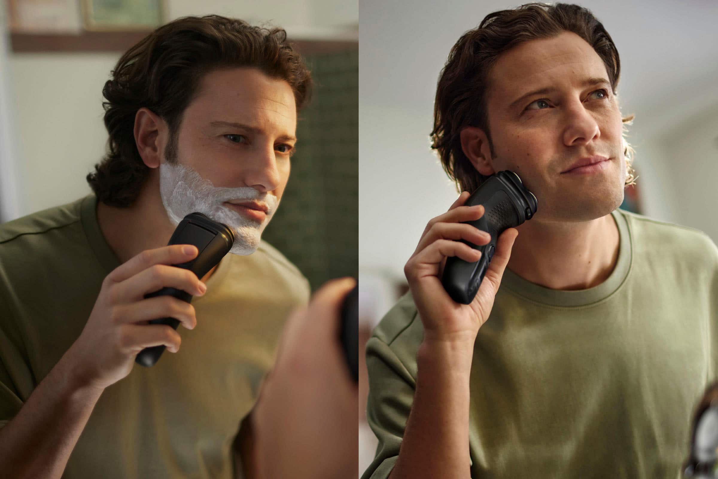 Alt View 21. Philips Norelco - Philips Norelco Shaver 2400, Cordless Electric Shaver with Pop-Up Trimmer - Deep Black.