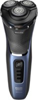 Philips Norelco Shaver 3600, Rechargeable Wet & Dry electric shaver with Pop-Up Trimmer and Storage Pouch - Storm Blue - Angle_Zoom